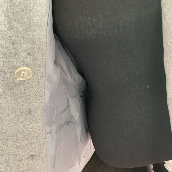 Michael Kors grey wool pea coat size M - Picture 5 of 6